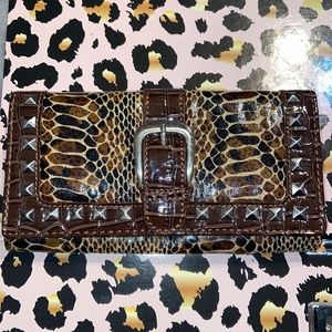 Women’s Brown Snake Skin Wallet